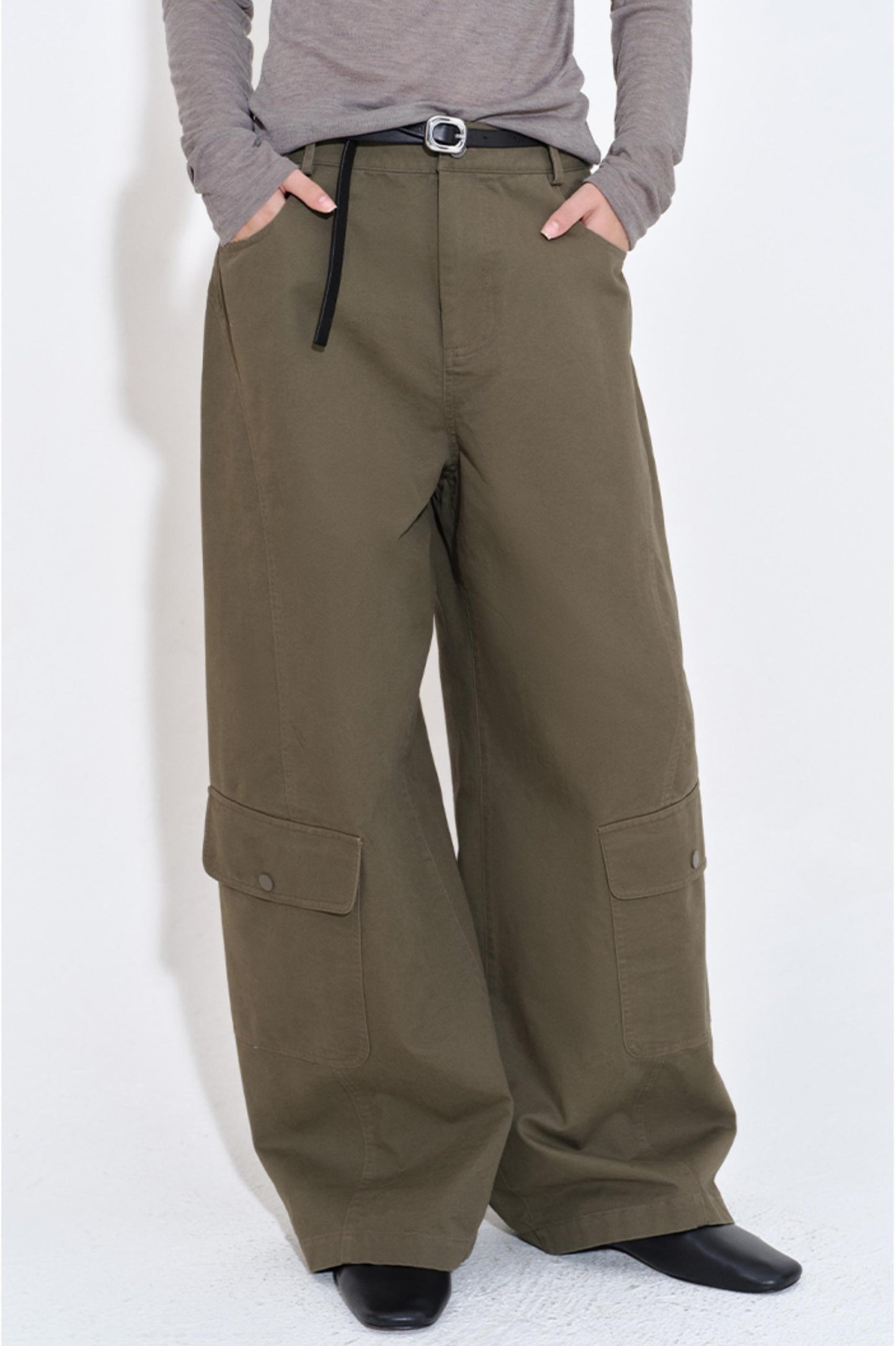 Olive Green Styling Slacks