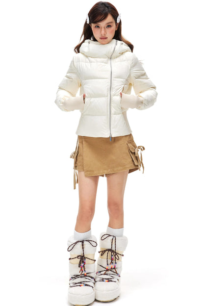 Thickened Slim-Fit Down Jacket