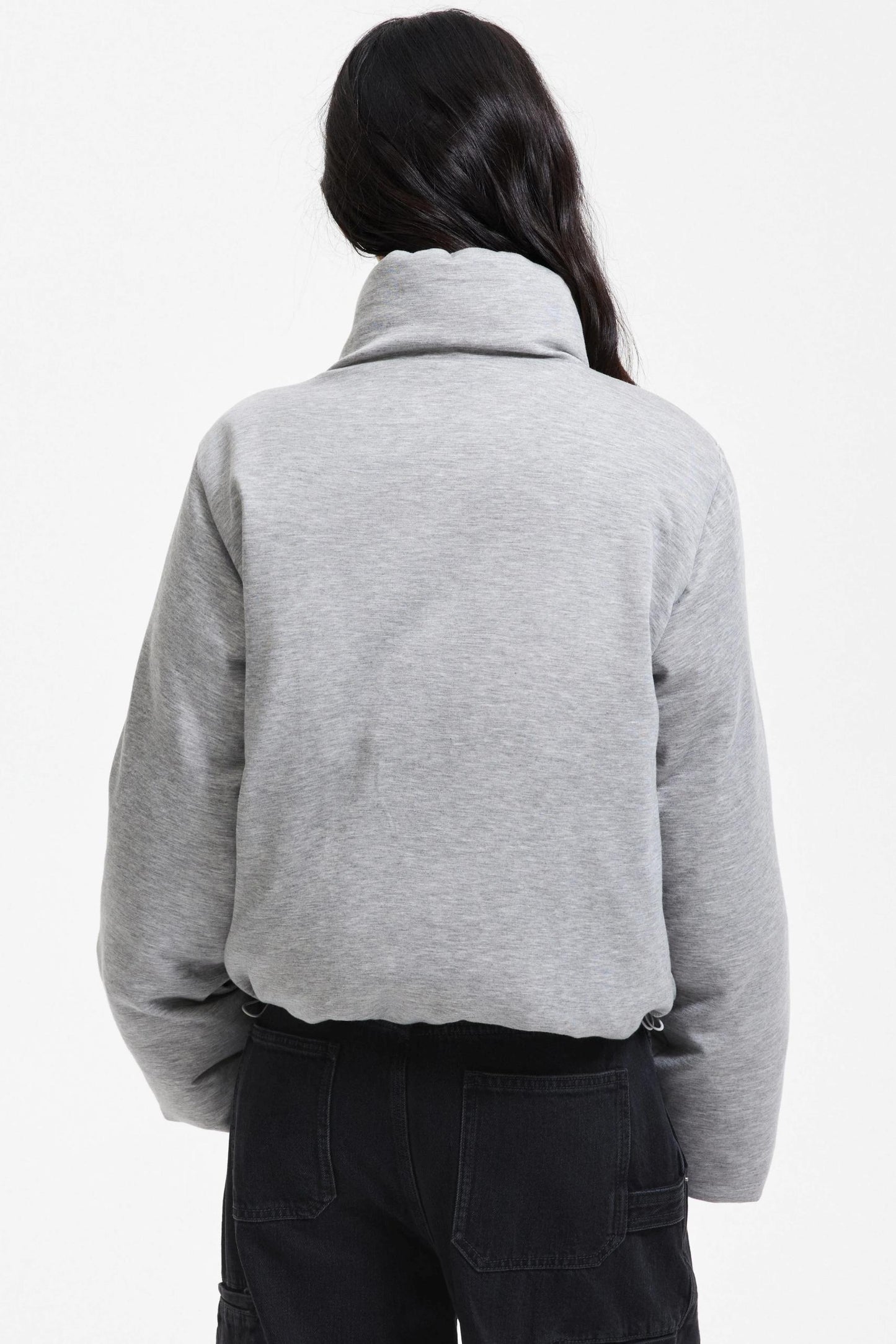 Gray White Duck Down Jacket