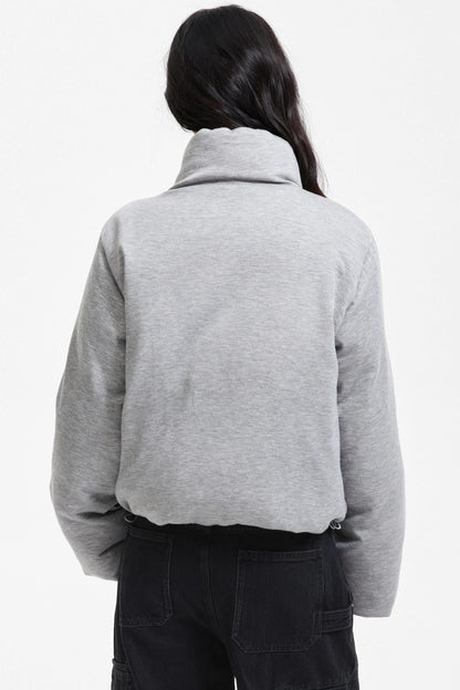 Gray White Duck Down Jacket