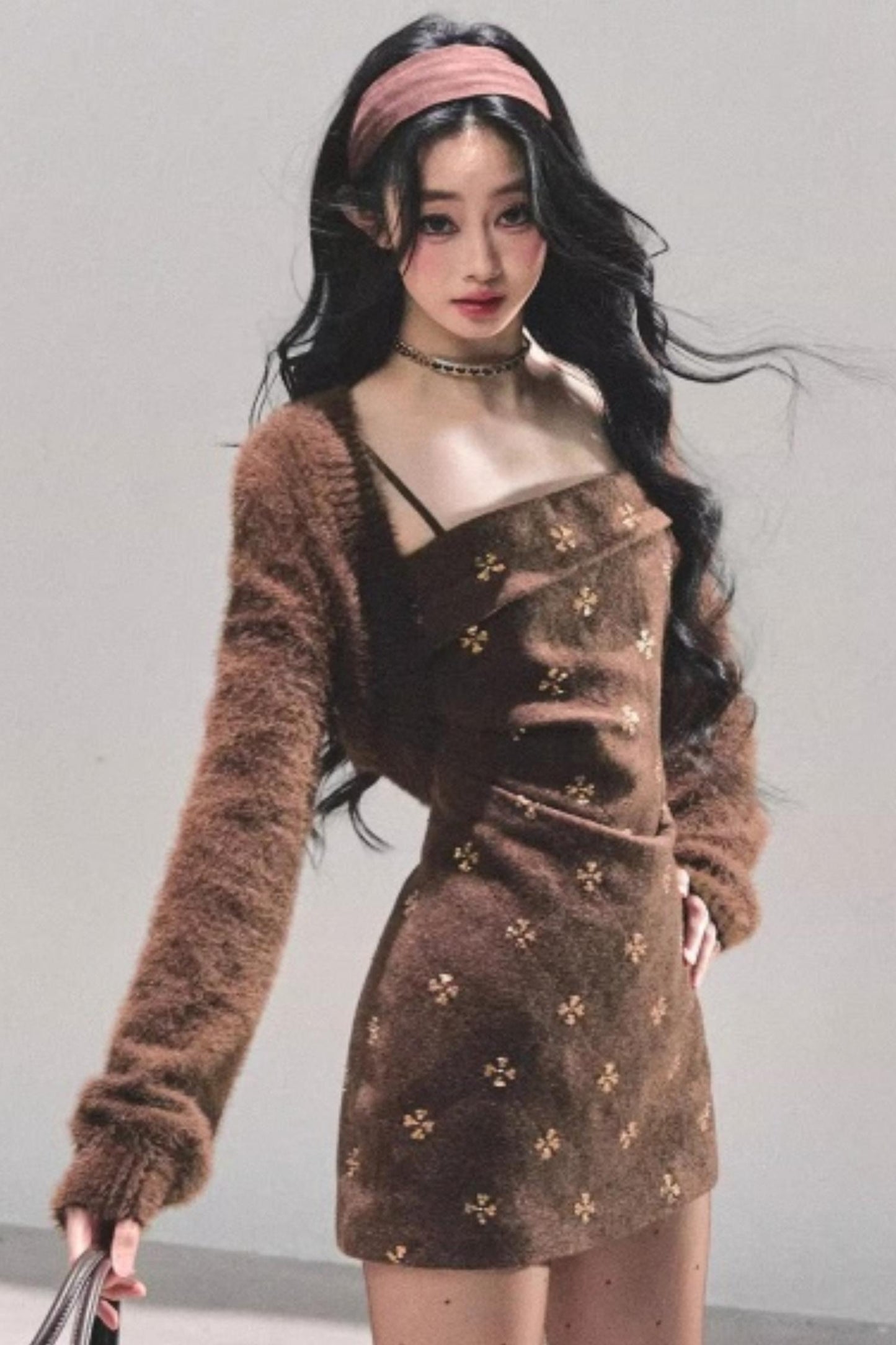 French Wool Suspender Dress Set-Up