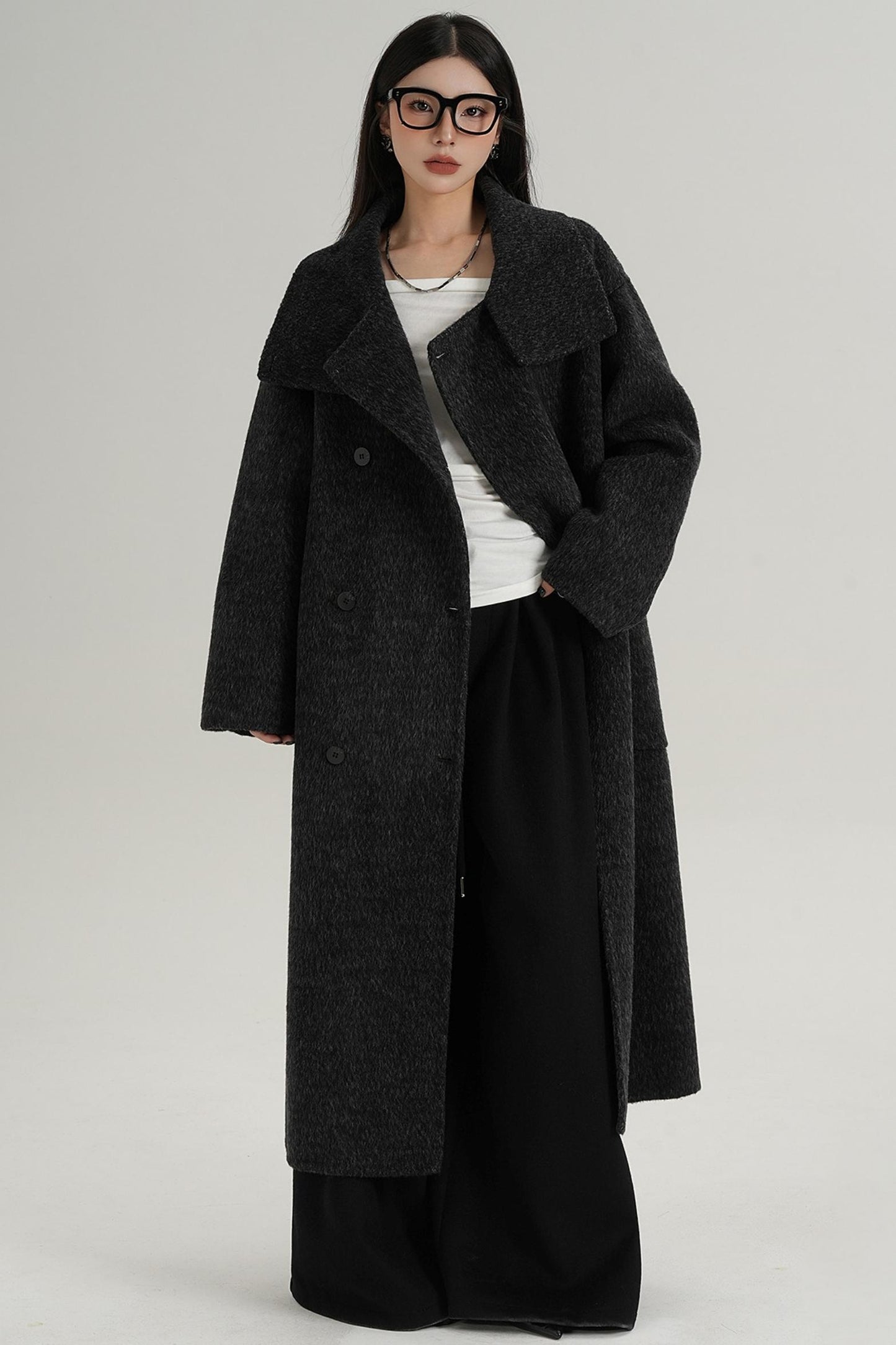 Square Wool Coat
