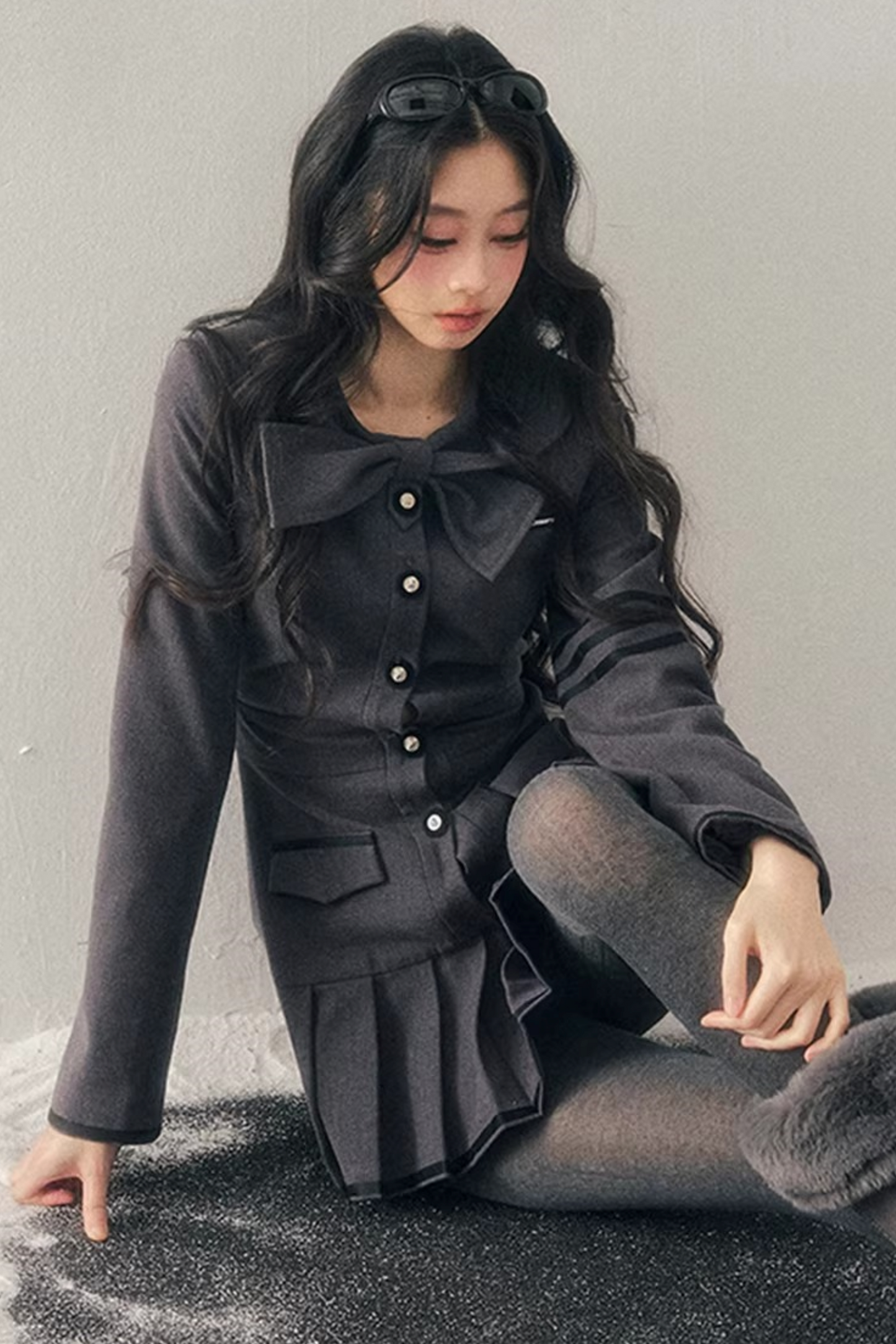 Delicia Pleated Winter Dress