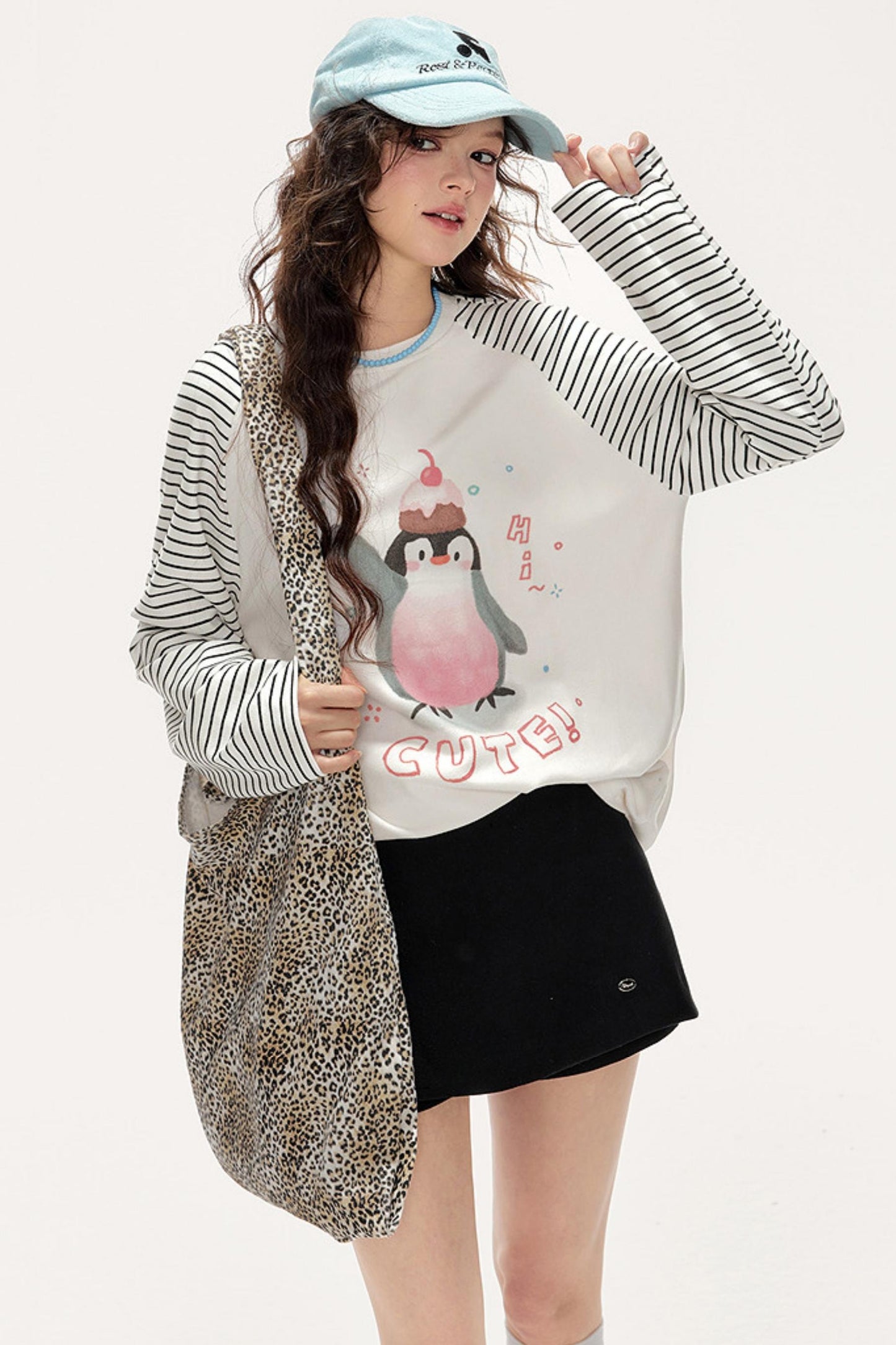 Raglan Striped T-Shirt