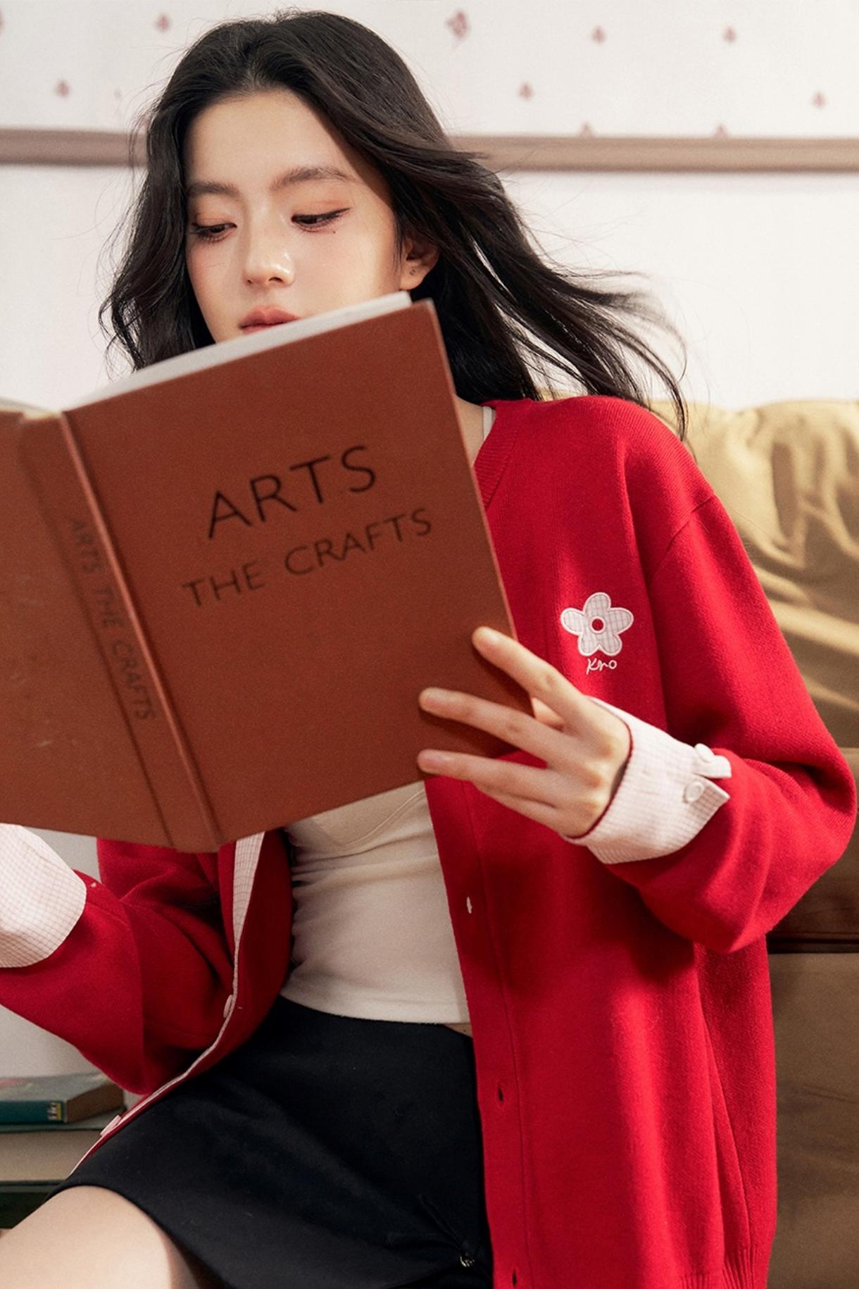 Romantic Patchwork Sweater Cardigan