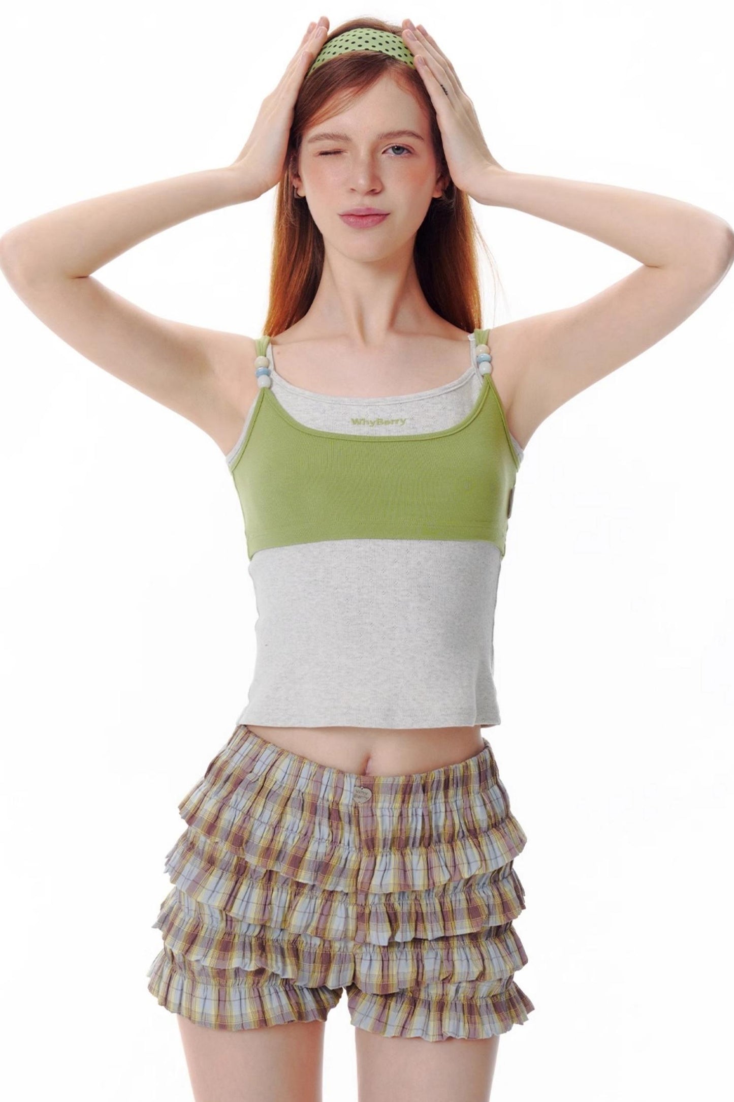 Summer Colorblock Beaded Tank