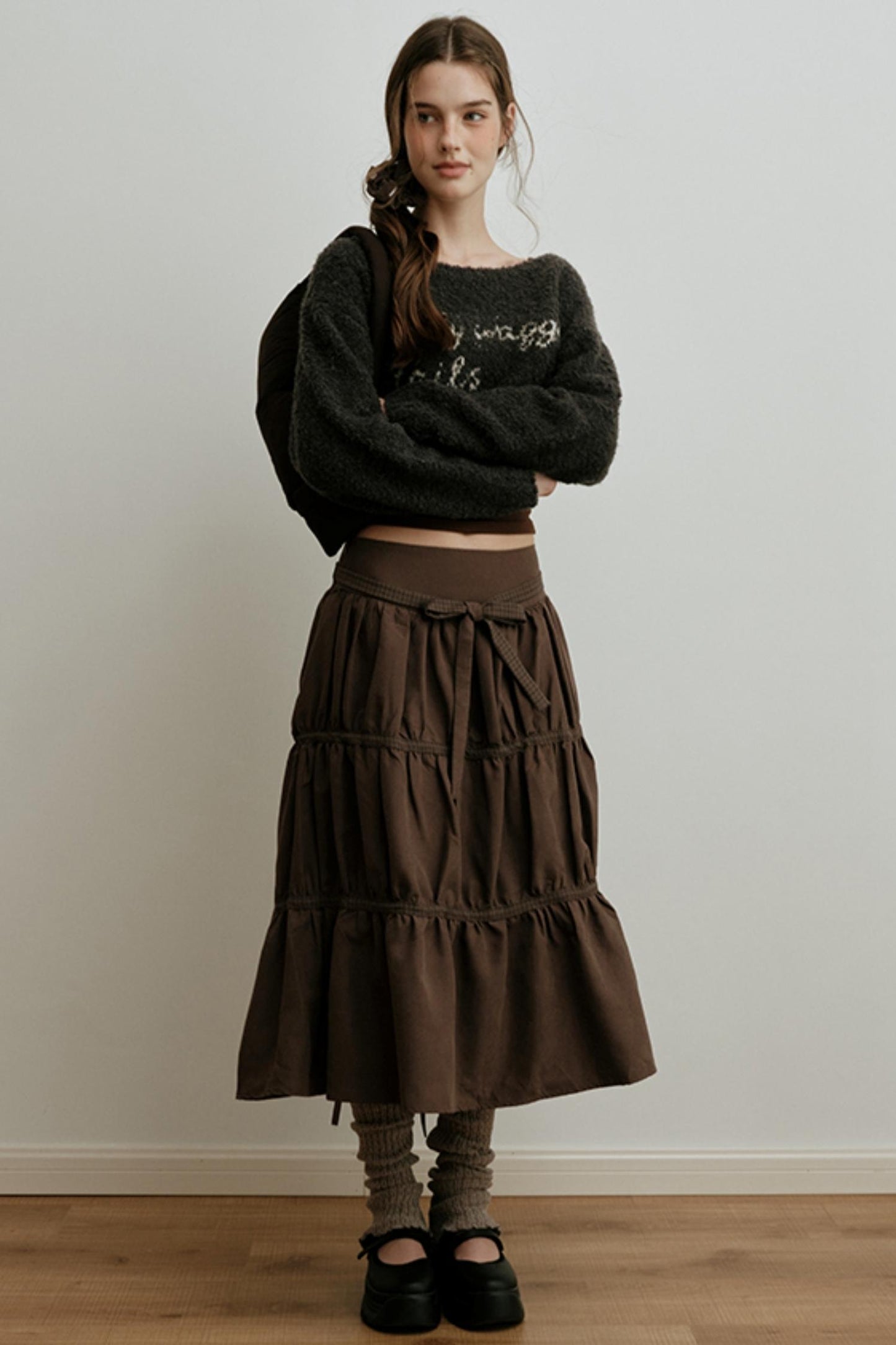 Light Luxury Wool Jacquard Top