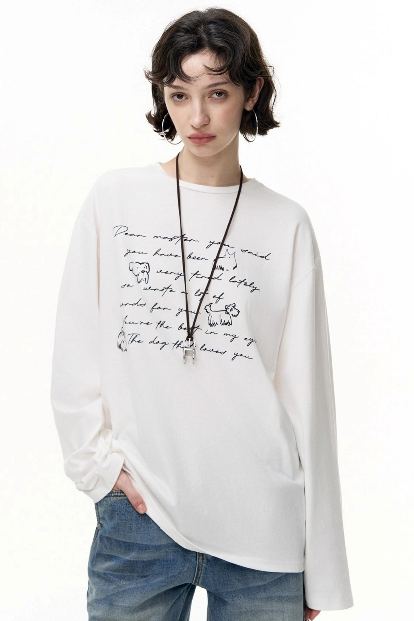 Cotton Printed Long Sleeve T-Shirt