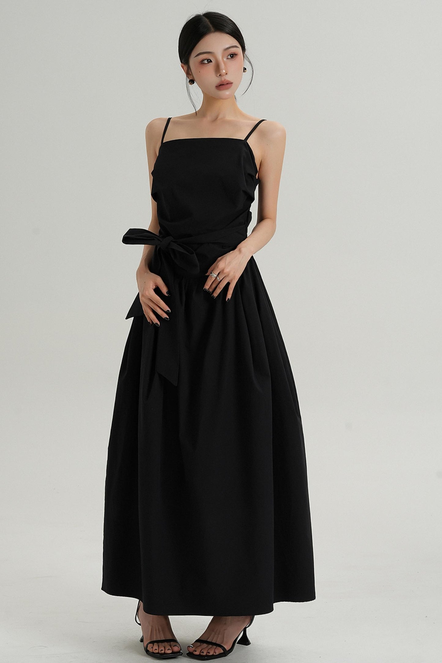 Hepburn Style Waist Slim Dress