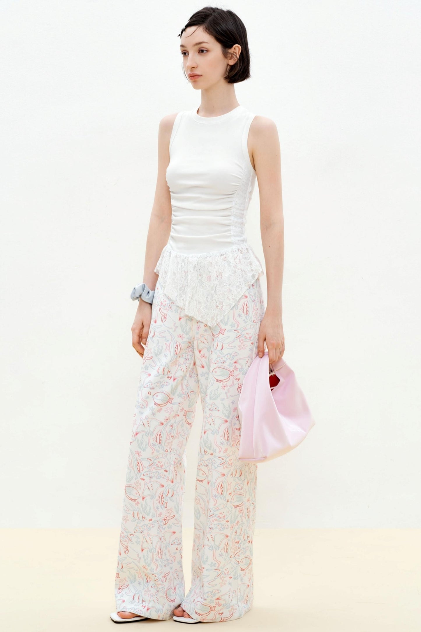 Summer Lace Asymmetrical Vest