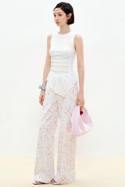 Summer Lace Asymmetrical Vest