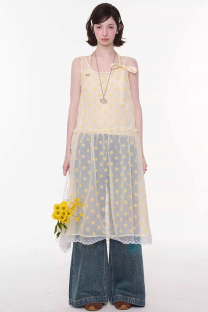 Sweet Wave Polka Dot Dress