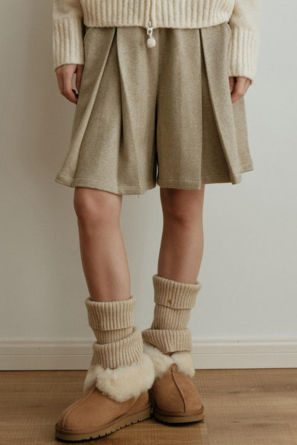 Gold Label Knitted Wool Blend Calf Sock Cover