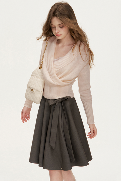 Tencel Wool A-Line Skirt Set