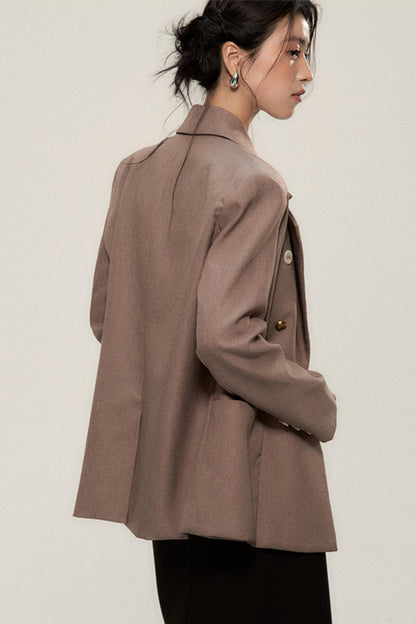 Shanghai Luxe Brown Blazer