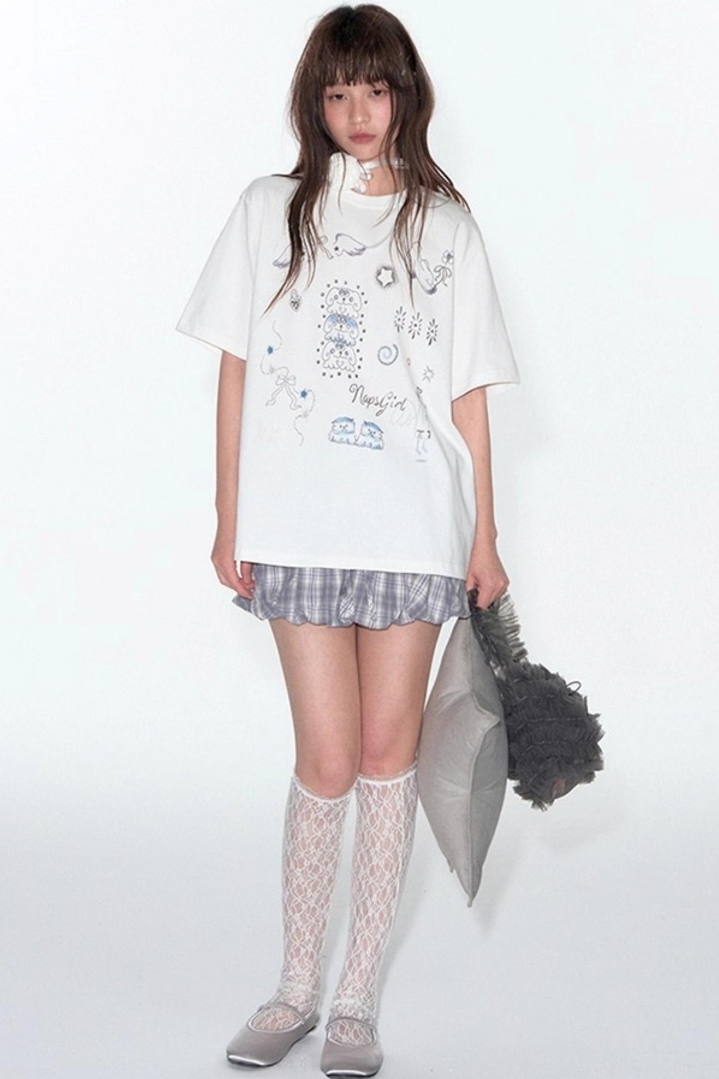 Summer Hand-Painted Cotton Top