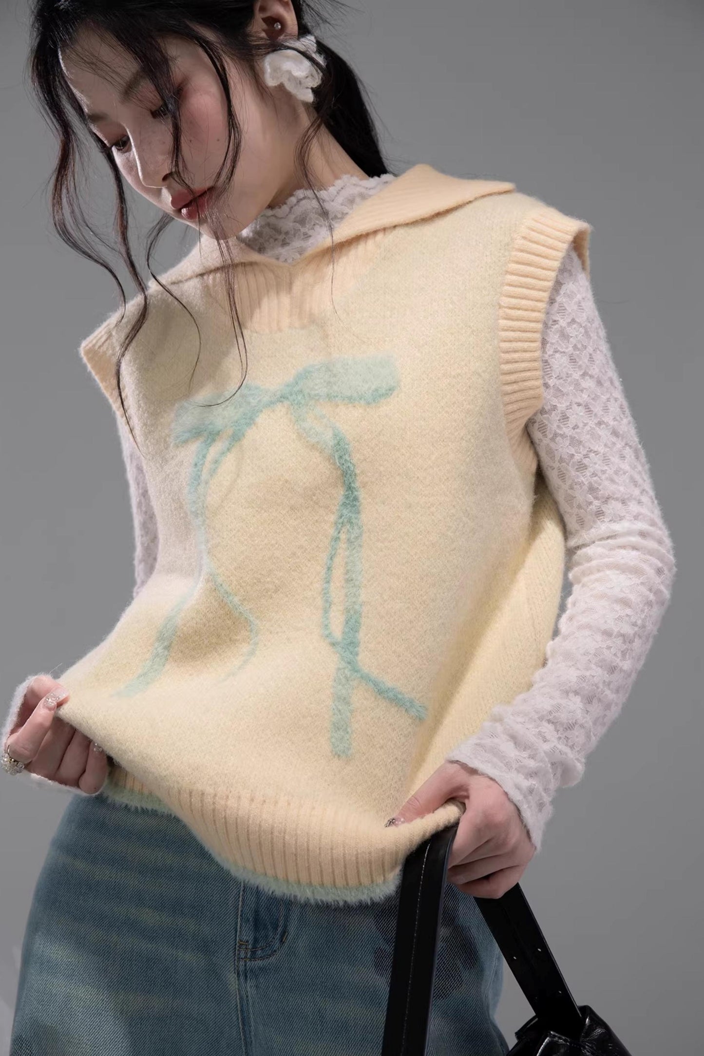 Bright Spring Day Knit Vest