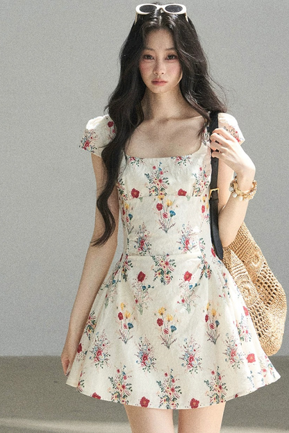 Blooming Chiffon Floral Dress