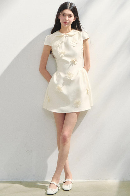 Park Floral Gray Dress