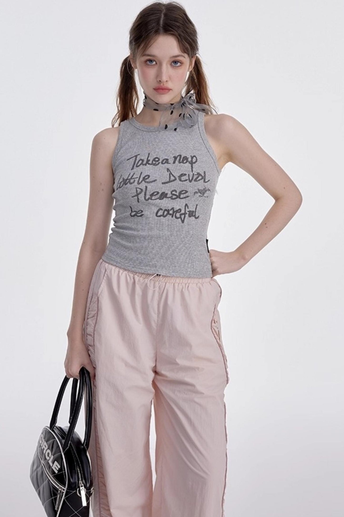 Monogram Racer Tank Top