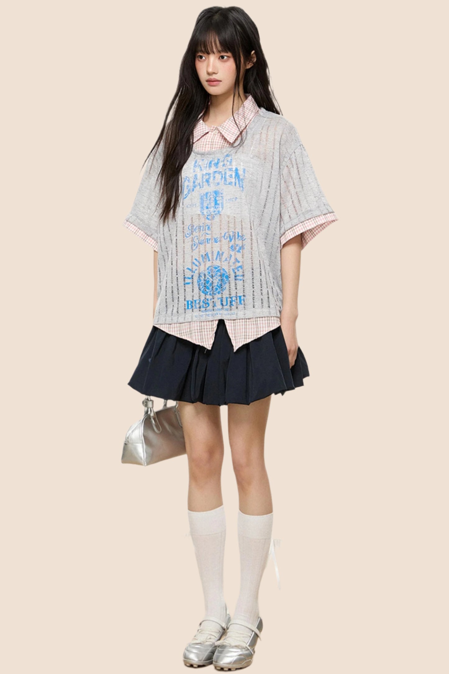 Summer Chic Collared T-Shirt