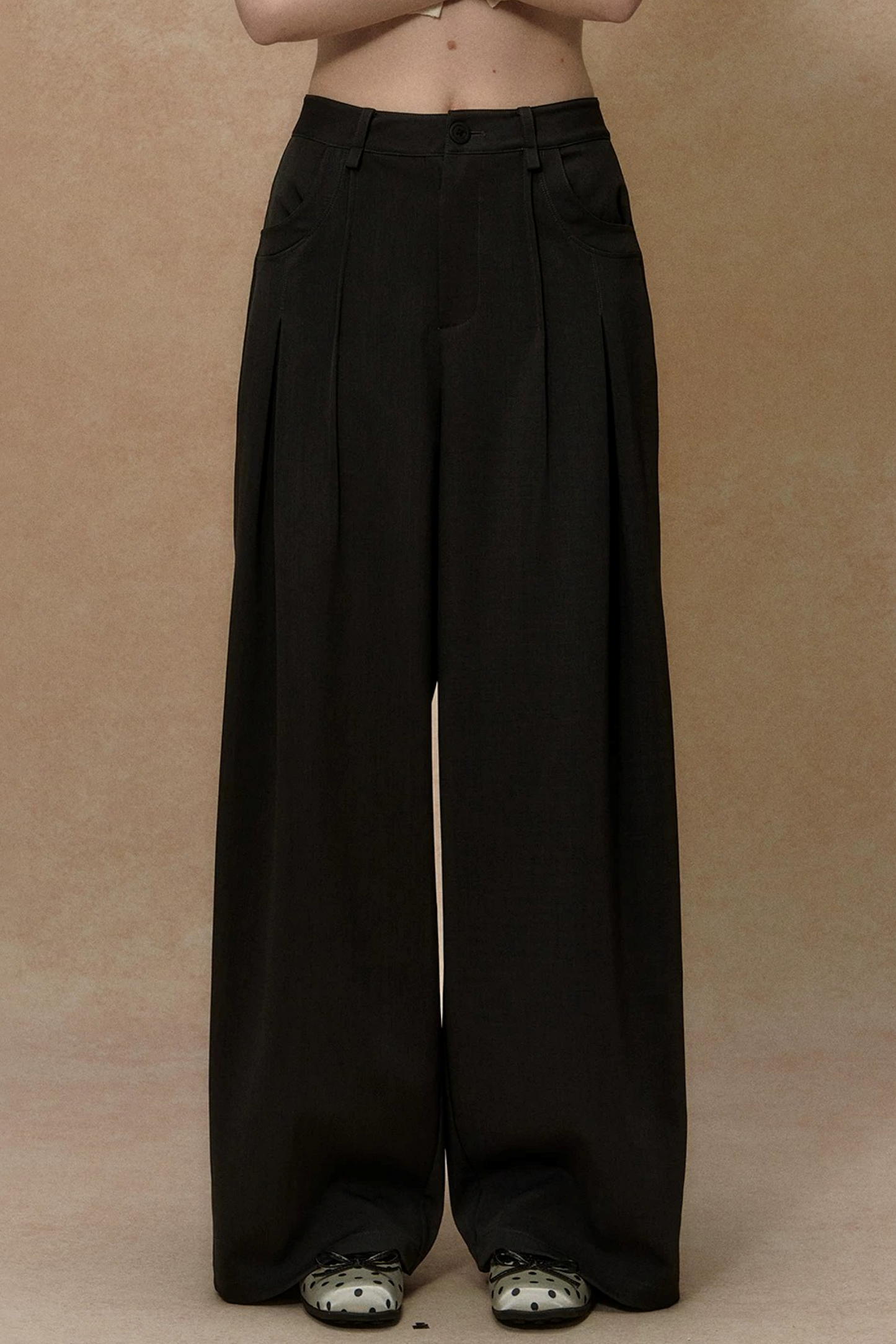 Twilight Palm Wide-Leg Pants