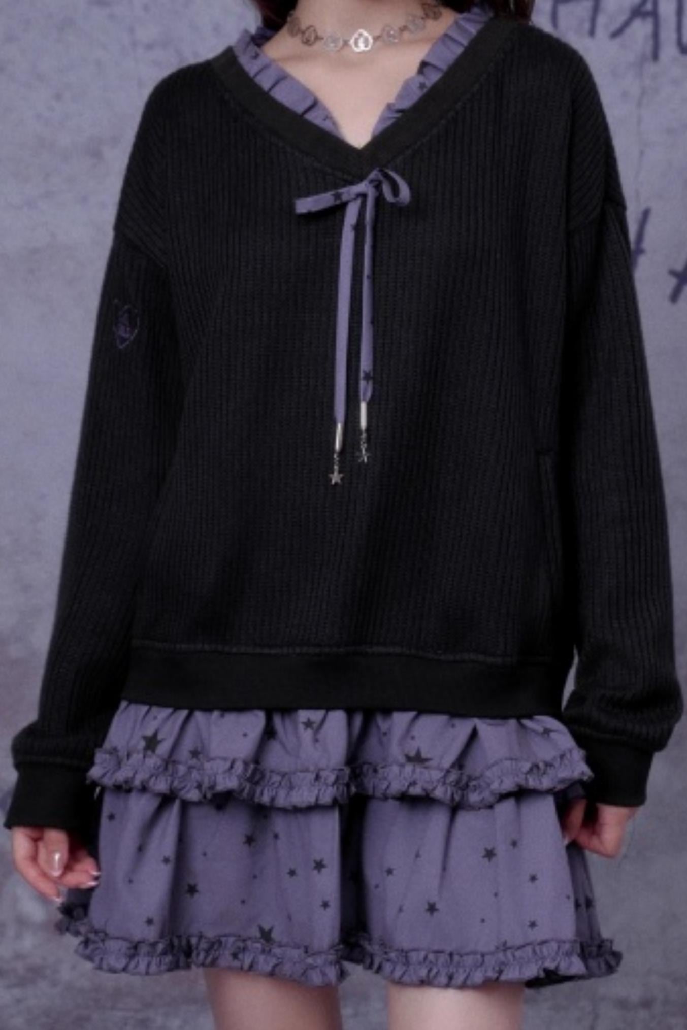 Patchwork Knitted Dress