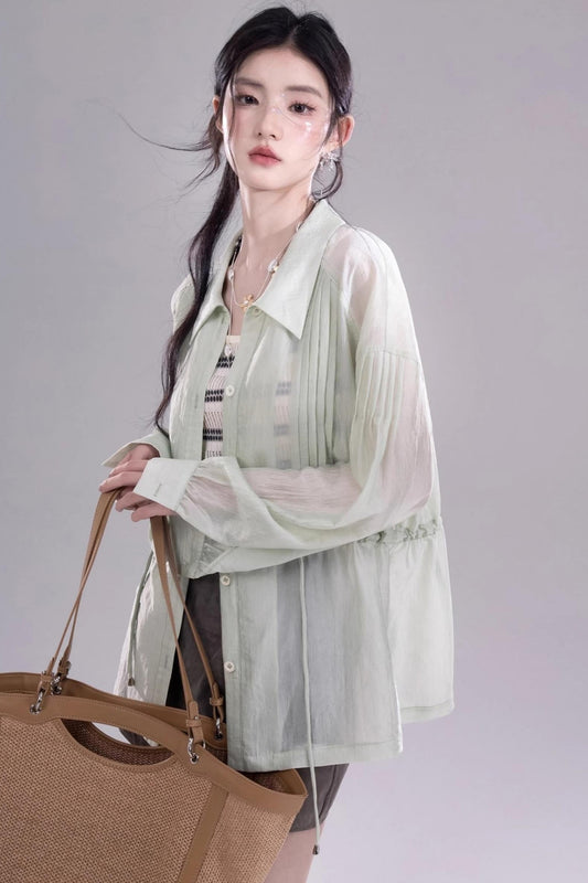 Breezy Glossy Tunic Shirt