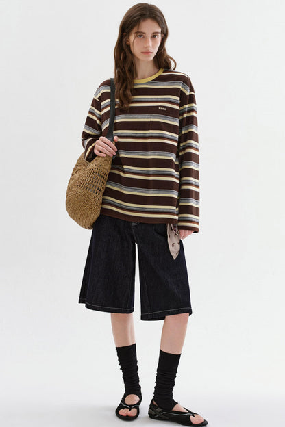 Retro Melard Gradient Top