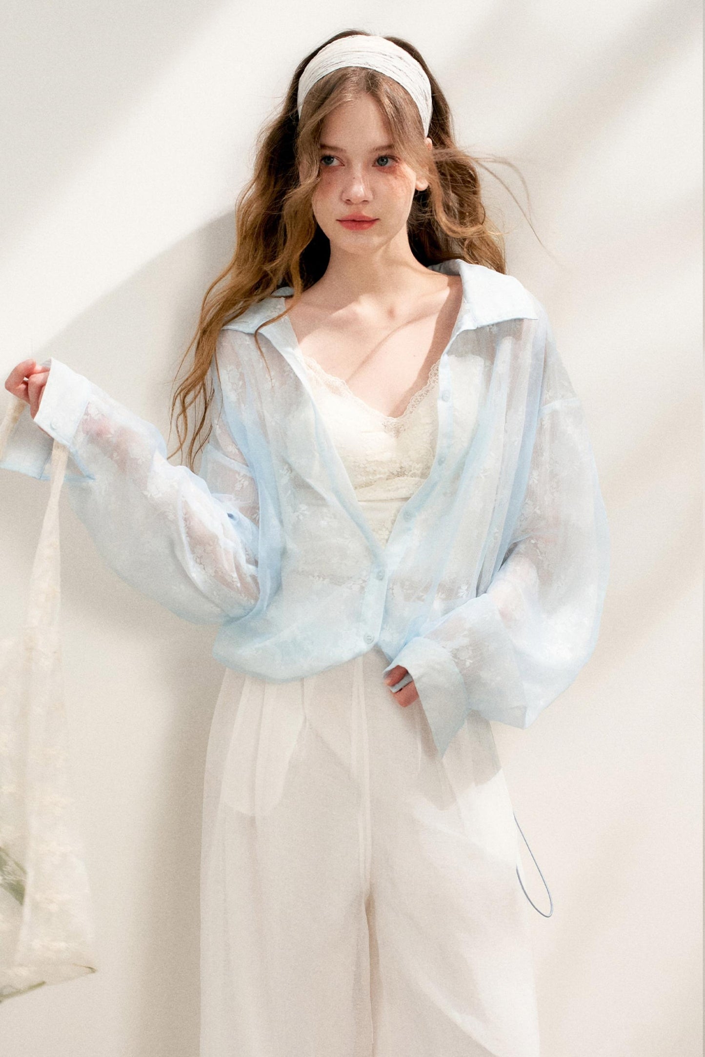 Lace Color-Block Jacket