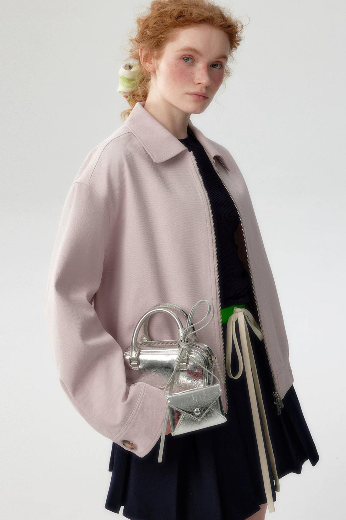 Sweet Pink Tencel Jacket