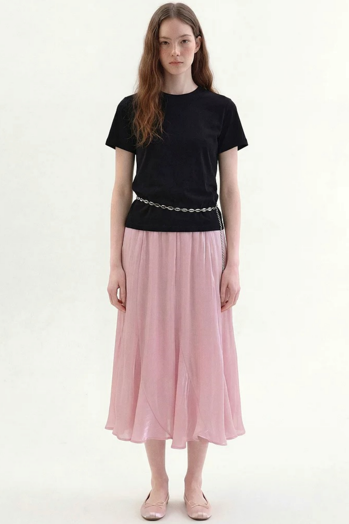 Romantic Fishtail Draped Skirt