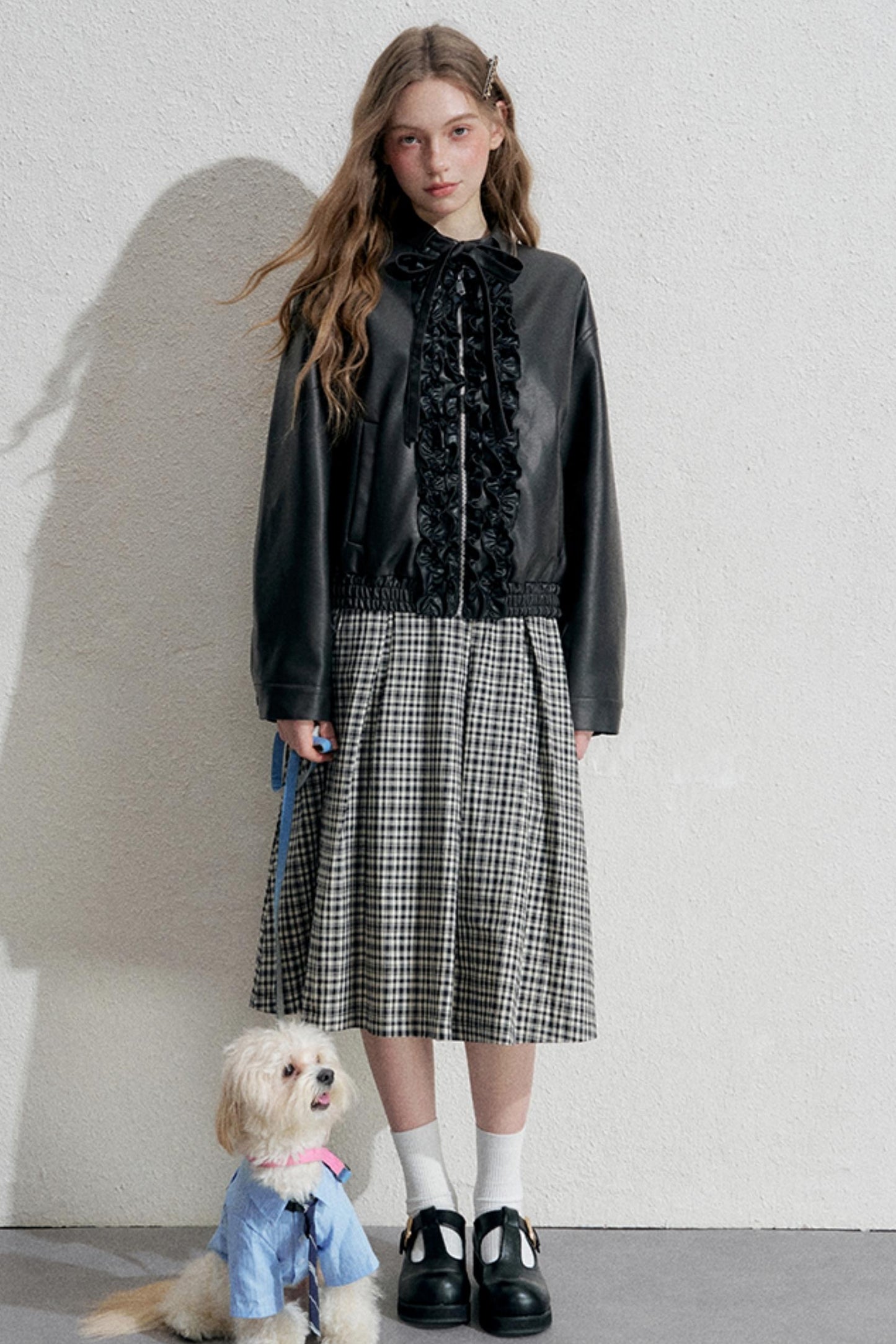 Autumn A-Line Plaid Skirt