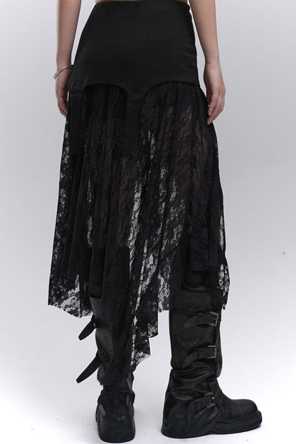 Subculture Vibes Black Skirt