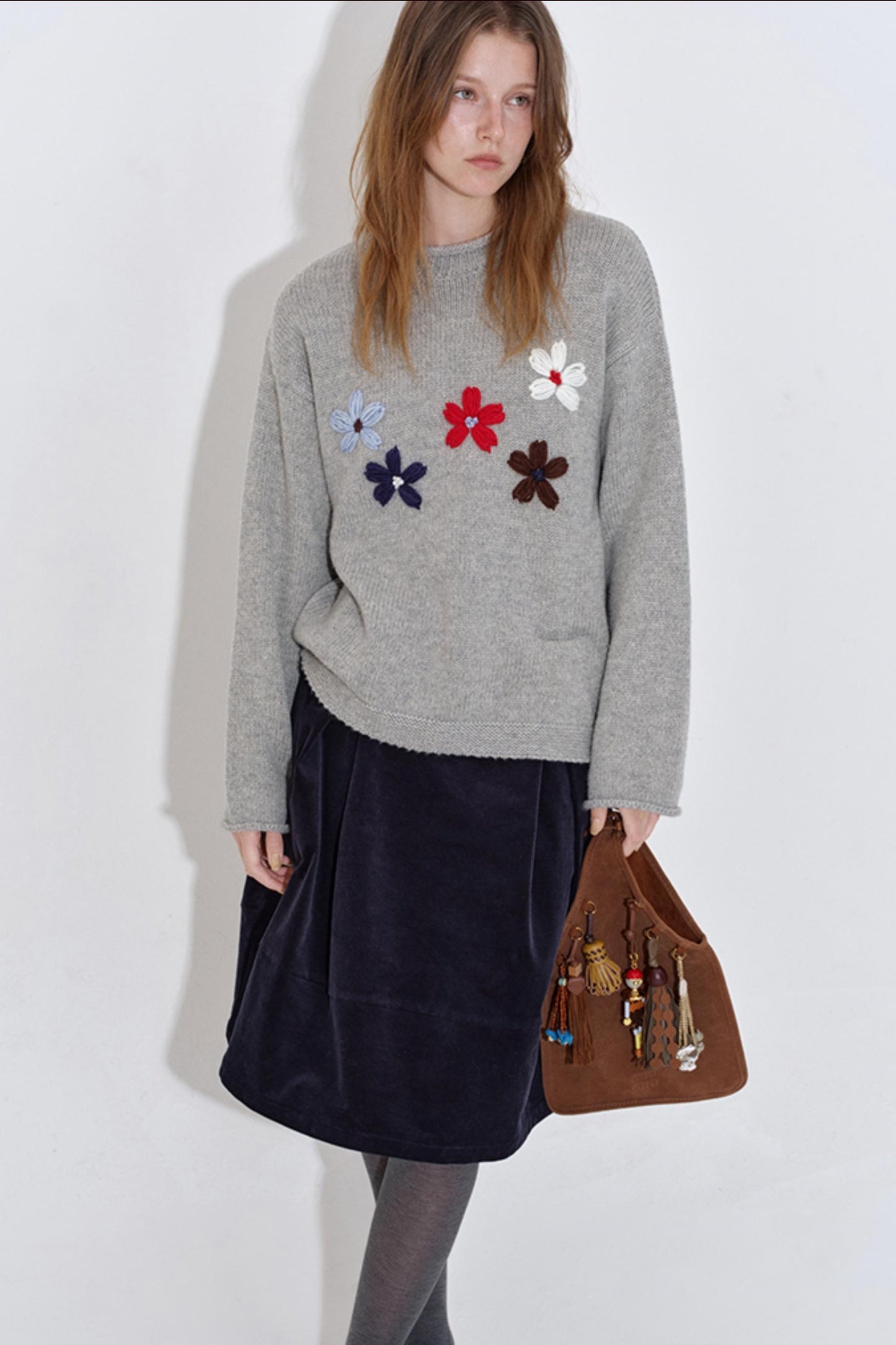 Three-Dimensional Floral Top