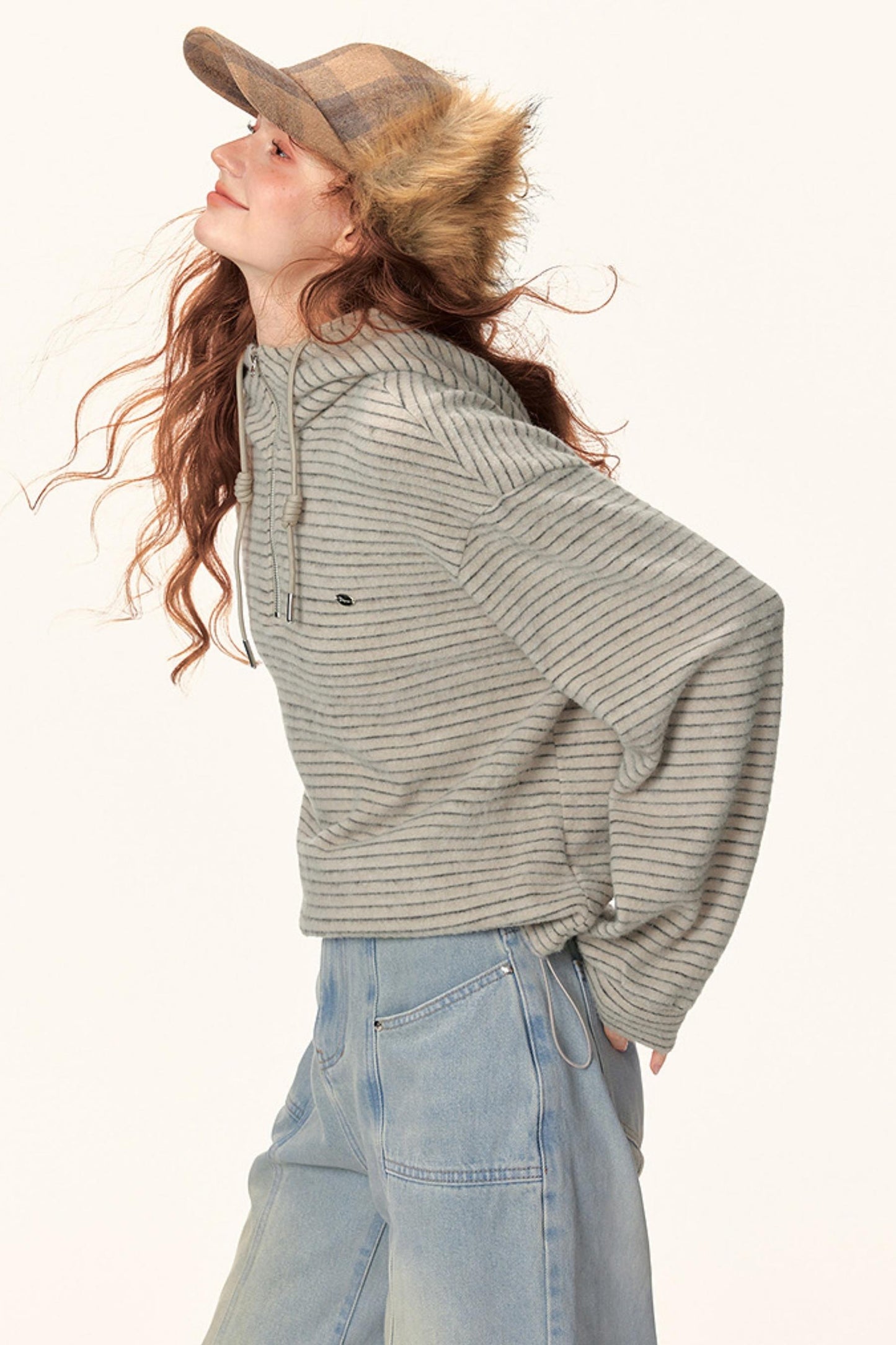 Sweet Rabbit Hooded Top