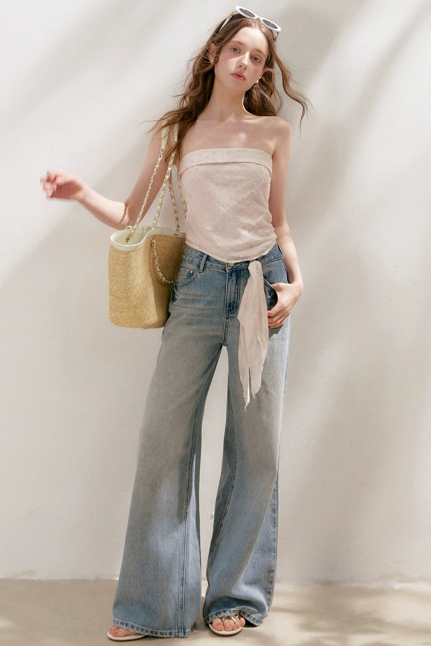 Tencel Linen Asymmetrical Top