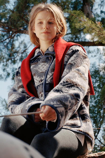 Fair Isle Lamb Wool Jacket