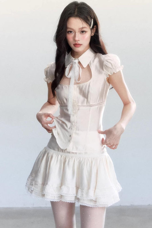 Early Spring Oxygen Shirt Skirt Set-Up