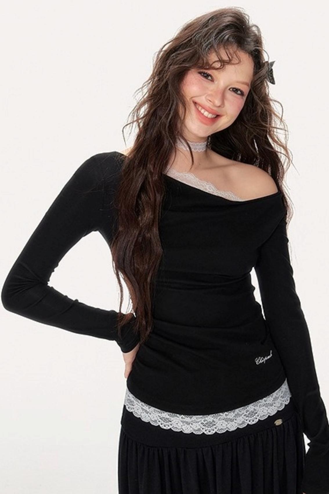 One-Shoulder Base Top