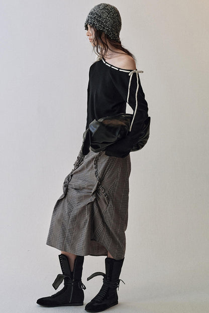 Rose Flower Knitted Top