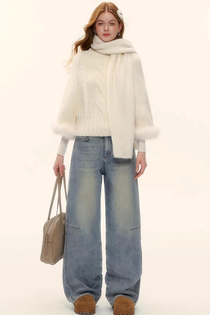 Light Blue Vintage Denim Pants