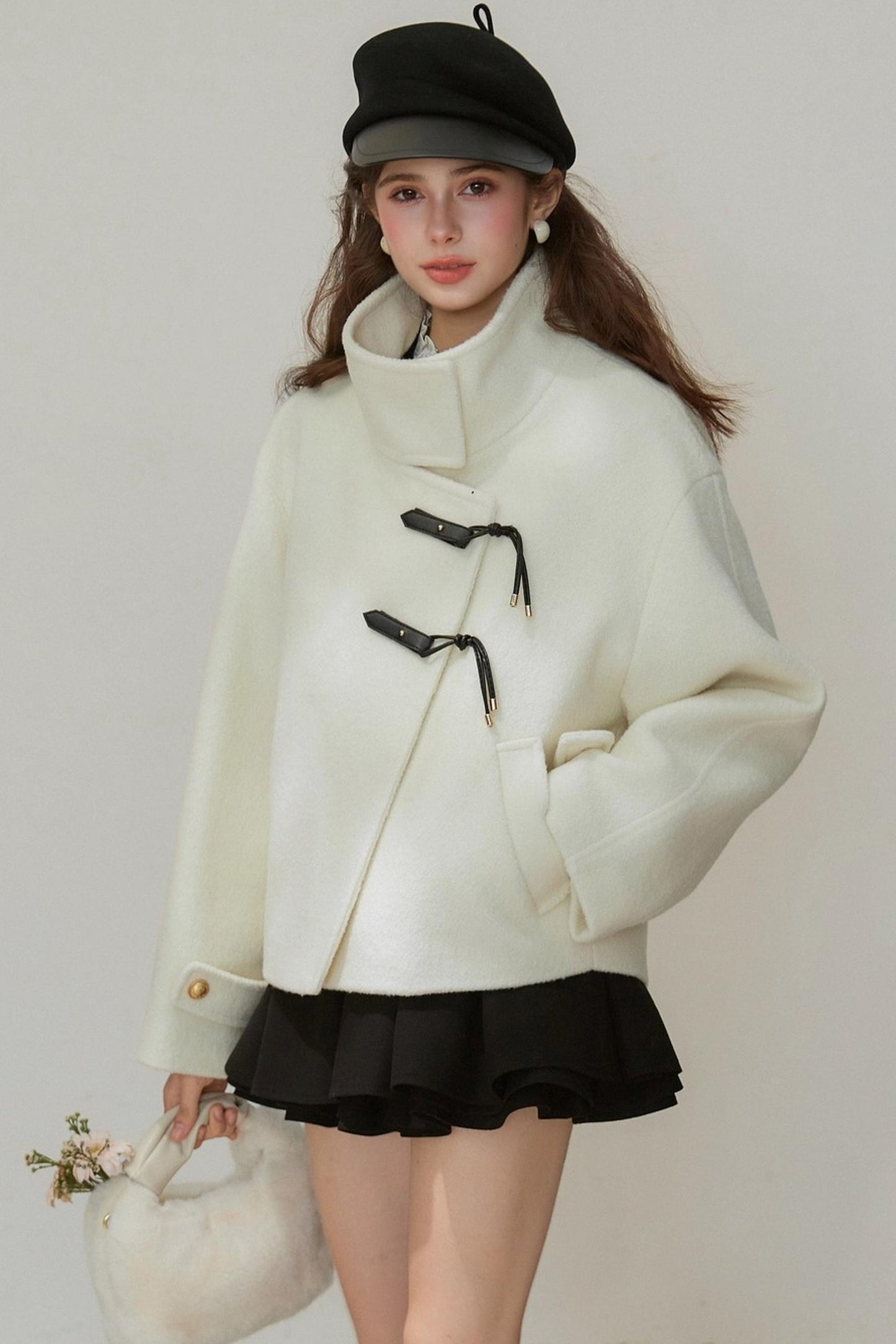 Winter Wool Cocoon Jacket
