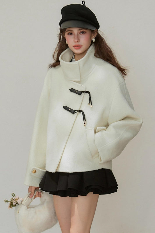 Winter Wool Cocoon Jacket