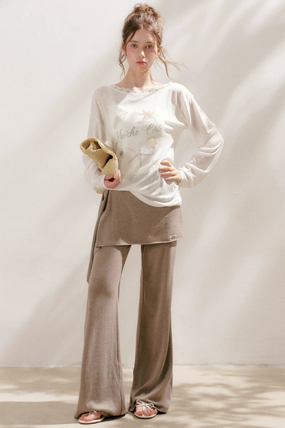 Lyocell Starfish Lace Blouse
