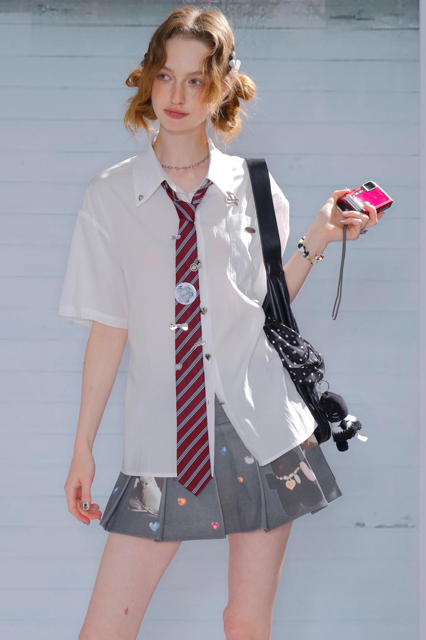 White Short Sleeve Top