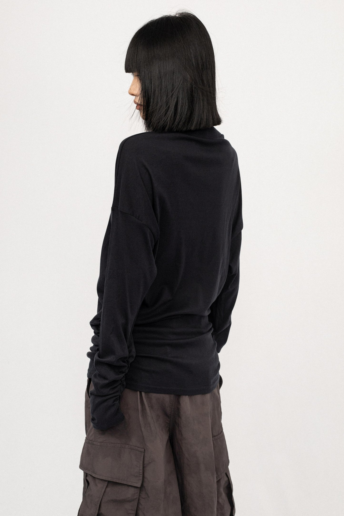 Lazy Style V-Neck Long Sleeve Top