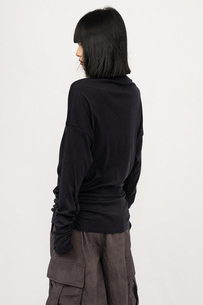 Lazy Style V-Neck Long Sleeve Top