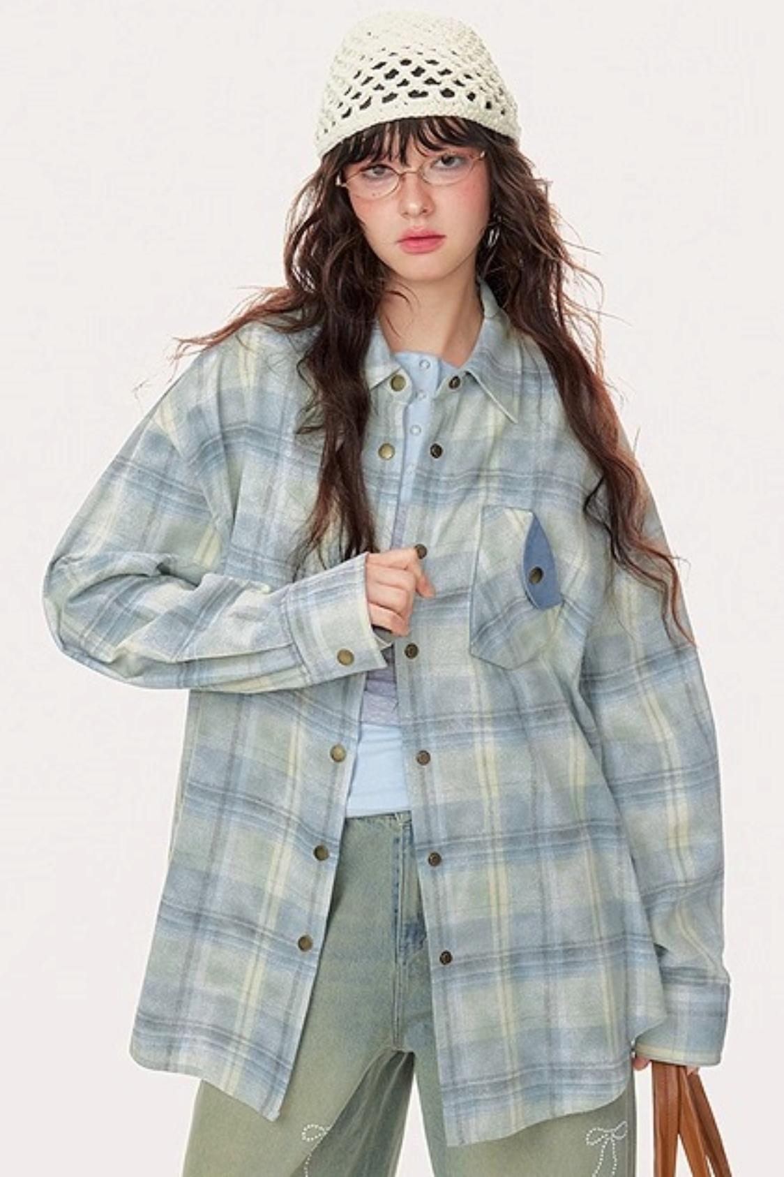 Pink Plaid Classic Shirt