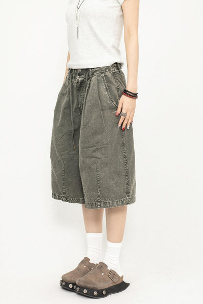 Relax Wide-Leg Shorts